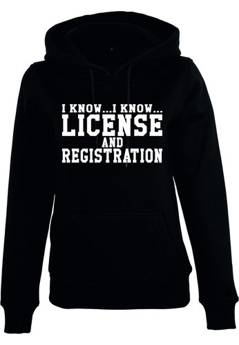 License Hoodie Mädels